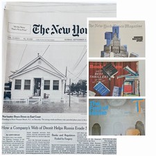 The New York Times Newspaper September 27 2026 SUNDAY Complete Print Paper NYT picture