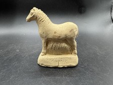 Vintage Model Craft Plaster Chalkware Horse Figurine Kay Stanley Mold Craft 3.5