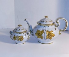 Richar ginori 1735 oriente italian Tea pot & Sugar Bowl picture