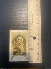 Antique Catholic Prayer Card Religious Collectible 1890's Holy Card St Ant picture