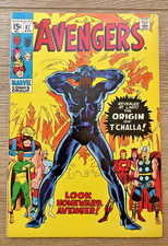 The Avengers #87 | Marvel Comics 1971 | Origin of T'Challa 