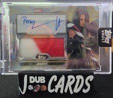 2026 Topps Marvel Vault Mantic Relic Auto Candy Cane Pom Klementieff 9/50 picture