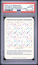 2025 Louis Vuitton X Murakami LV Trading Cards Colorful Monogram #018 PSA 10 picture