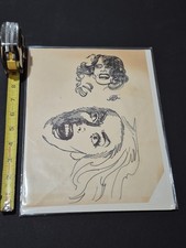 Frank Kelly Freas Original Comic Or Paperback Prelim Art Primal Scream Stamped picture