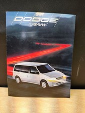 1991 Dodge Caravan Brochure Minivan Features Specifications Foldout picture