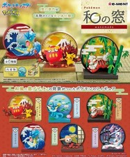 Re-Ment Pokemon Japanese Style Window - Full Box Set of 6 - SHIPS FROM USA picture