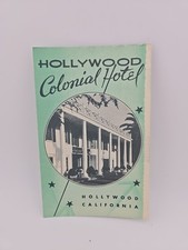 Hollywood Colonial Motor Hotel California Downtown LA Los Angeles Brochure CA picture