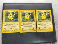 3x Pikachu 60/64 Jungle 1999 Pokemon Cards Vintage WOTC Non-Holo Lot picture