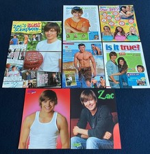 Zac Efron HSM 16 Full page clippings - Magazine Pinups Articles Lot B786 picture