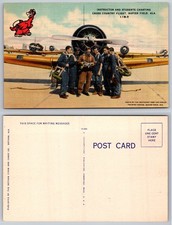 Cross Country Flight Napier Field Alabama Airmen Postcard picture