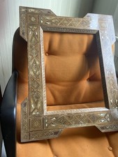 RARE Vintage Syrian Intricate  Inlaid 1930s  Picture Frame picture