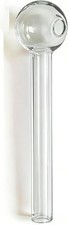Oil System Lamp Burners, Borosilicate Clear Glass, 6 inch, Choose Your Quantity picture