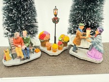 Lemax D56 Christmas Village Figurine/Accessories Lot of 3: Flowers park picture