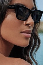 Yves Saint Laurent YSL Black SL 276 Mica Cat Eye Sunglasses picture