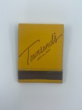 Vintage Townsend’s San Francisco Matchbook 129 Geary St Since 1856 Full picture