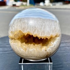 1.2LB Natural Amethyst Agate Ball Quartz Crystal Sphere reiki healing gem picture