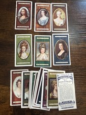1923 JOHN PLAYER & SONS MINIATURES COMPLETE 25 SET PAINTINGS Mona Lisa picture