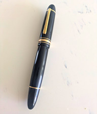 Vintage Montblanc Meisterstuck 149 Fountain Pen - 14K Gold Nib Split Ebonite picture