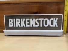 Birkenstock Retail Shoe Double Sides Display Sign, 3 Lbs Solid & Heavy 12x3x4 picture