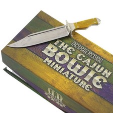 Rough Ryder Mini Cajun Bowie Fixed Blade Knife RR1902 4.5