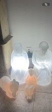 Vintage Empire 4 Pc. Nativity Blow Molds Joseph Mary Baby Jesus & Donkey-read picture