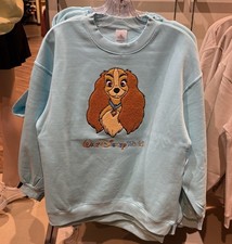 Disney Parks 2026 Lady And The Tramp Sweatshirt Pullover Size M New picture