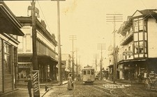 Commercial Street, Astoria, Oregon Vintage Postcard 1908 Antique Bookstore Inn picture