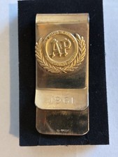 Vintage 1961 Great Atlantic &Pacific Tea Company (A&P)10k Gold Filled Money Clip picture