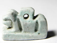 ZURQIEH - SC455- ANCIENT EGYPT, FAIENCE BULL AMULET , 1075 - 600 B.C picture