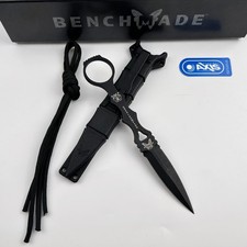 Benchmade SOCP Dagger 176BK Black Sheath 440C Black Coated Fixed Blade Knife picture