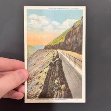Denver Mountain Parks Colorado Sensation Point Lookout Mountain Vintage Postcard picture