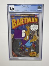 Bartman #1 CGC 9.6 White Pages Bongo Comics 1993 Matt Groening Simpsons picture
