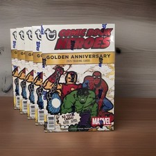 2025 TOPPS MARVEL COMIC BOOK HEROES 1975 Golden Anniversary Hobby Box Lot of 5 picture