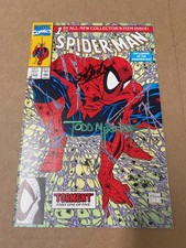 Spider-Man #1 Signed Stan Lee & Todd McFarlane Iconic Cover 1990 NM picture