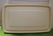 VTG Rubbermaid Servin Saver #9 Rectangle Almond Replacement Lid 0039 Rectangular picture