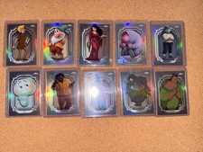 2024 Topps Chrome Disney Base Refractors Card Lot Of 10, Sleeved picture
