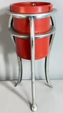 Vtg 1950s Handy Things #8 Heavy Duty Folding Christmas Tree Holder Stand In Box picture
