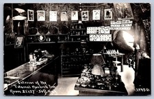 K69/ Fortuna California Postcard RPPC '44 Interior Monarch Redwood Tree Store 91 picture