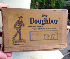 Original WWI DOUGHBOY SHOE BOX Trench boot Harold Corbusier Field Service picture