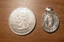 Beautiful St Jude .925 Sterling Silver Catholic Medal #7 picture
