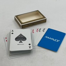 VTG JC Penney 1990s y2k Promo Playing Cards Gemaco Poker Retro Advertising picture