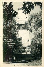Coca Cola, Heights Tower, McGregor, Iowa - Vintage RPPC Postcard picture