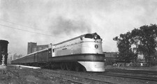Milwaukee Road Class A (A-1) streamlined loco Minneapolis MN 1935 5 x 7 Photo picture