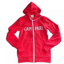 Campari Full Zip Up Red Hooded Sweatshirt Hoodie *BRAND NEW* (Size X-small) picture