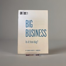 1962 GM General Motors Booklet Big Business IR-62-33 Info Rack Service Cold War picture