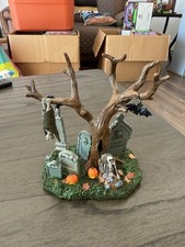 Lemax Spooky Town Vampire Tree 73602 Halloween Village 2007 Retired Boxed W/ Box picture