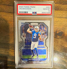 Panini 2020 Prizm Jacob Eason #331 PSA 10 Rookie + 7-Card Mixed Lot OBO picture