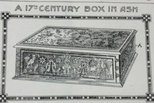 Victoria and Albert Museum Antique Print Ad Advertising 1912 17th Century Box  picture