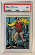 1966 Topps Batman #2 Robin - Boy Wonder PSA 2 picture