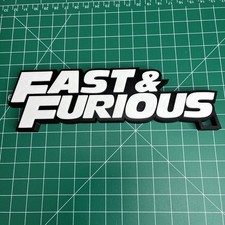 3D Printed Fast And Furious Sign Logo Fan Display Fan Art & picture